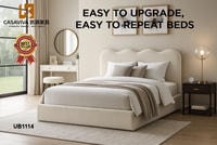 Upholstered Storage Gas Lift Bed Gas Lifting Bed