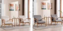 Classic Rubber wood armchair