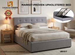 Tufted Upholstered Gas Lifting Bed