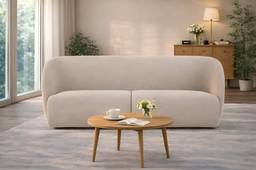 Upholstered Loveseat Sofa 