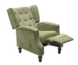 Wingback Tufted Recliner Sofa