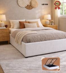 Upholstered Storage Gas Lifting Bed