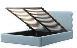 Upholstered Storage Gas Lifting Bed